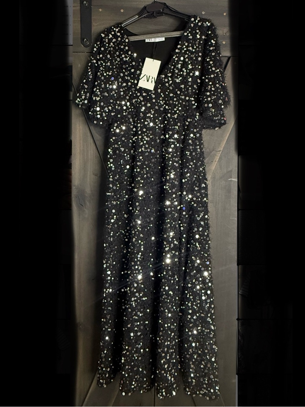 Zara Sequins and Pearls dress